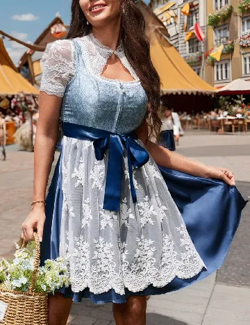 Rochie scurta SHEIN, albastru