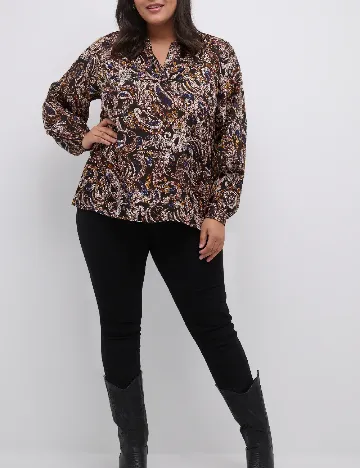 Bluza Kaffe Curve, mix culori