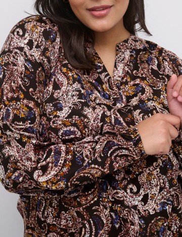 Bluza Kaffe Curve, mix culori