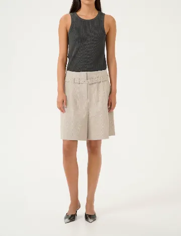 Pantaloni scurti Karen By Simonsen, bej