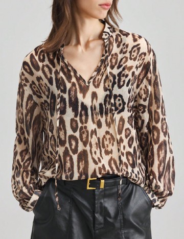 Bluza Ontre, animal print