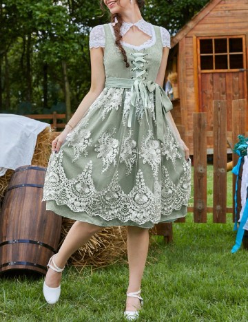 Rochie medie SHEIN, verde