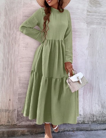 Rochie lunga SHEIN, verde