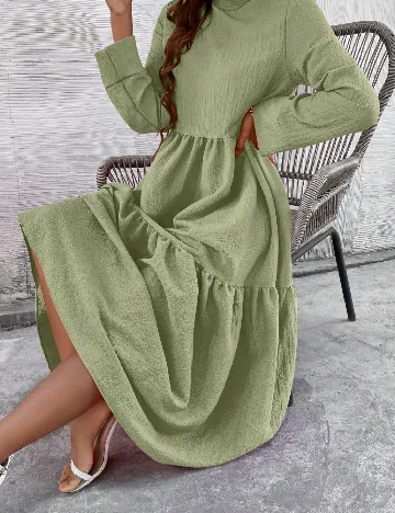 Rochie lunga SHEIN, verde