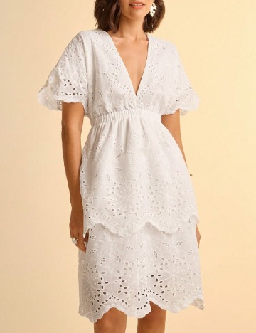 Rochie scurta SHEIN, alb