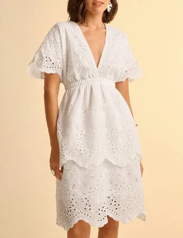 Rochie scurta SHEIN, alb