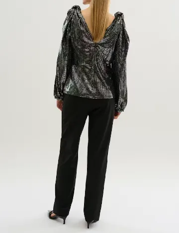 Bluza Karen By Simonsen, argintiu