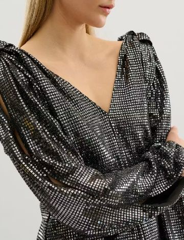 Bluza Karen By Simonsen, argintiu