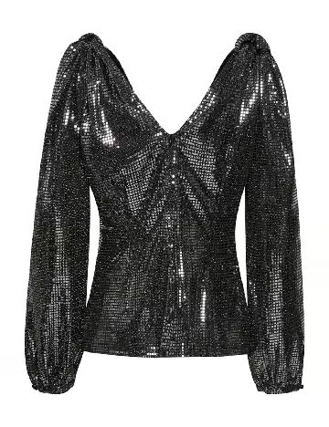 Bluza Karen By Simonsen, argintiu