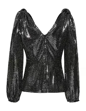 Bluza Karen By Simonsen, argintiu