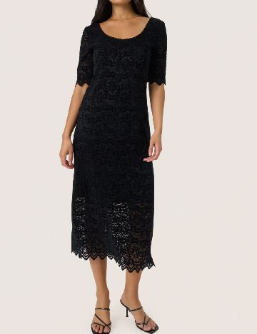Rochie medie Soaked In Luxury, negru