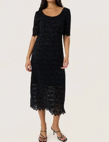 Rochie medie Soaked In Luxury, negru