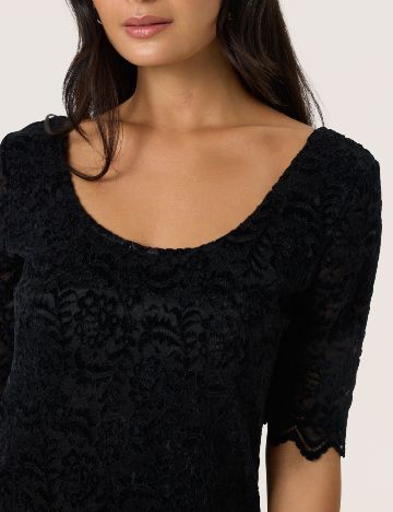 Rochie medie Soaked In Luxury, negru