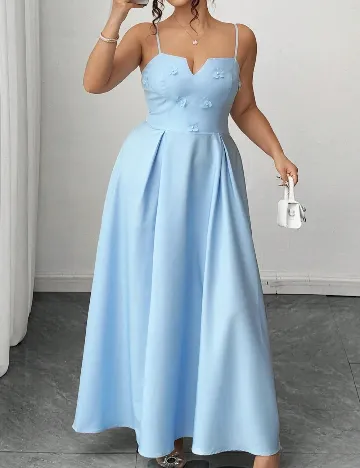 Rochie lunga SHEIN CURVE, albastru