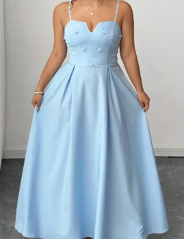 Rochie lunga SHEIN CURVE, albastru
