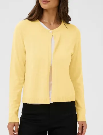 Cardigan Kaffe, galben