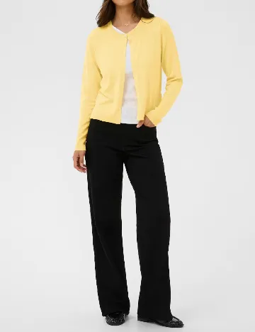 Cardigan Kaffe, galben