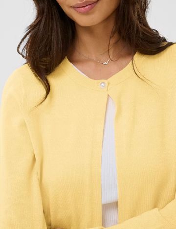 Cardigan Kaffe, galben