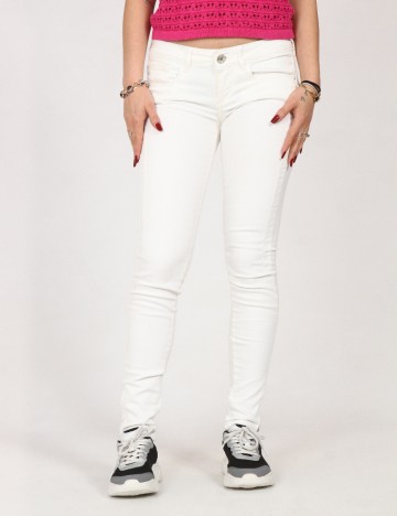 Blugi Bershka, alb