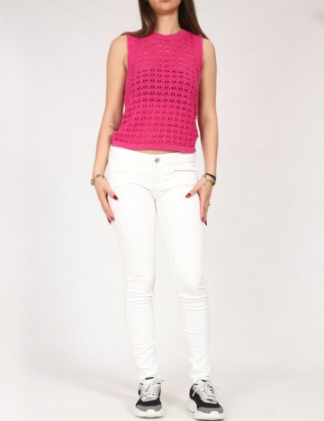 Blugi Bershka, alb