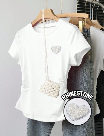 Tricou SHEIN, alb