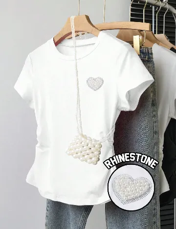 Tricou SHEIN, alb