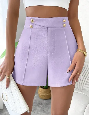 Pantaloni scurti SHEIN, mov