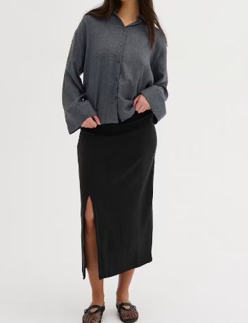 Fusta My Essential Wardrobe, negru