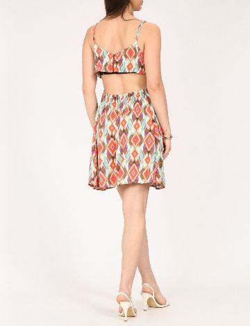 Rochie scurta Bershka, mix culori