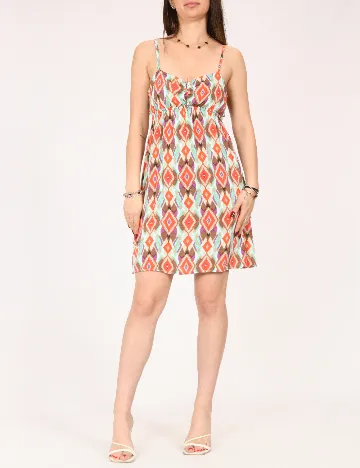 Rochie scurta Bershka, mix culori