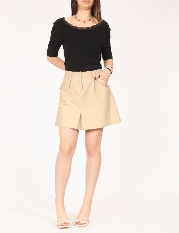 Fusta Zara, crem