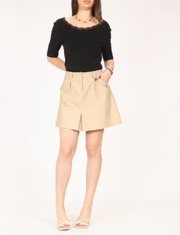 Fusta Zara, crem