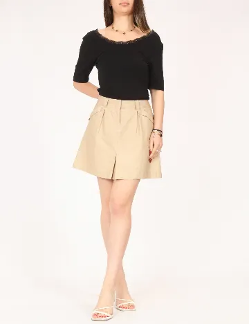 Fusta Zara, crem