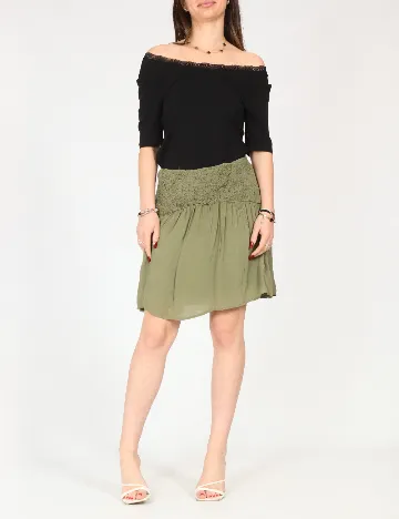 Fusta Zara, verde
