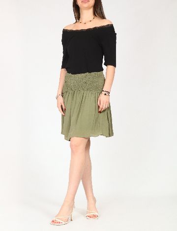 Fusta Zara, verde