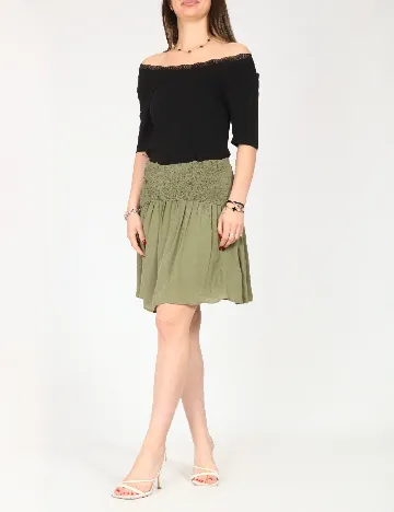 Fusta Zara, verde