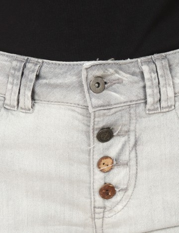 Pantaloni scurti Bershka, gri