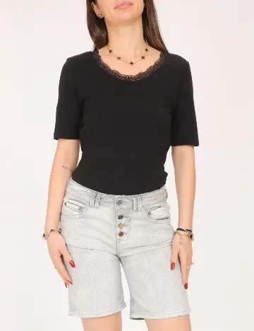 Pantaloni scurti Bershka, gri