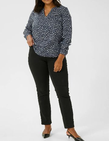 Bluza Kaffe Curve, bleumarin