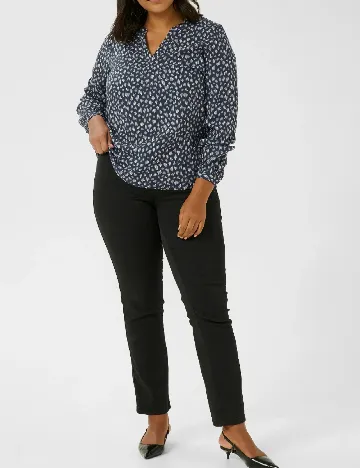 Bluza Kaffe Curve, bleumarin
