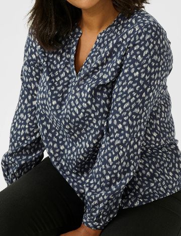 Bluza Kaffe Curve, bleumarin