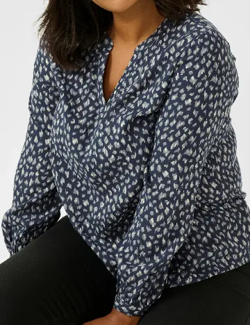 Bluza Kaffe Curve, bleumarin