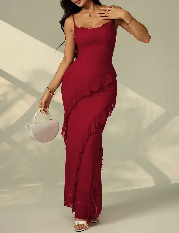 Rochie lunga SHEIN, rosu
