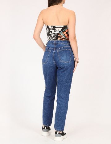 Body Bershka, negru/alb