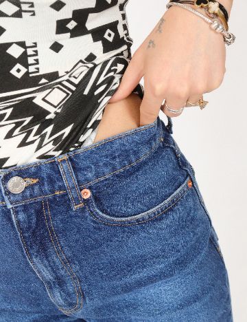 Body Bershka, negru/alb