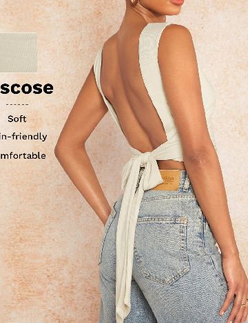 Top SHEIN, crem