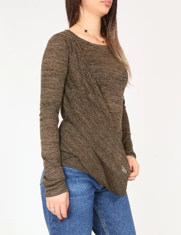 Bluza Bershka, verde inchis