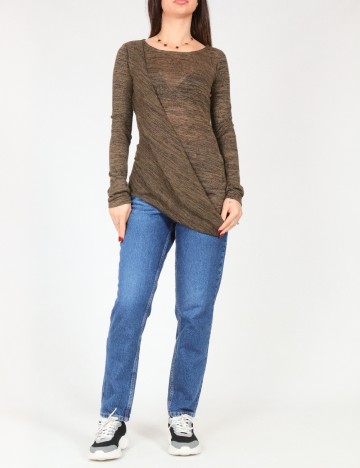 Bluza Bershka, verde inchis