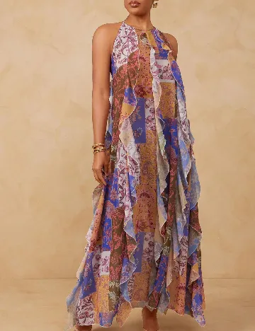 Rochie lunga L Amorae, mix culori