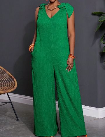 Salopeta SHEIN CURVE, verde